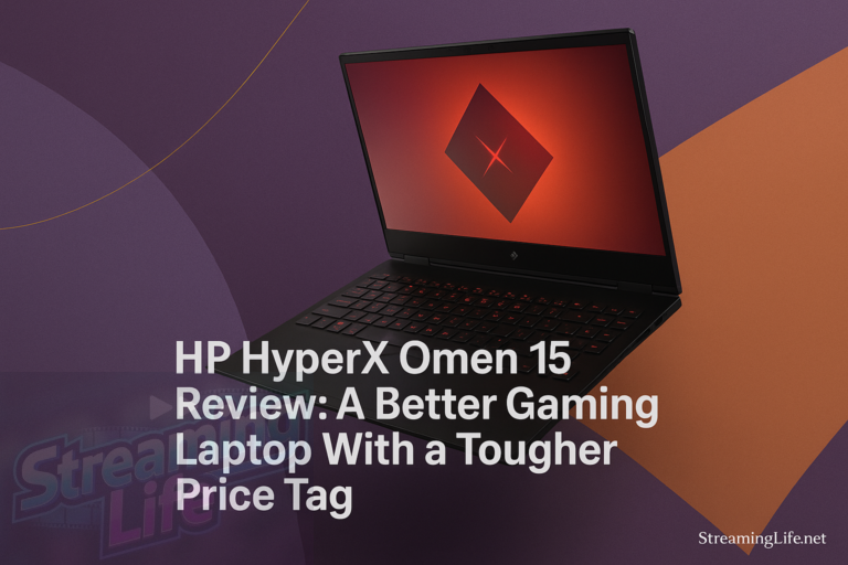 HP HyperX Omen 15 Review: A Better Gaming Laptop With a Tougher Price Tag