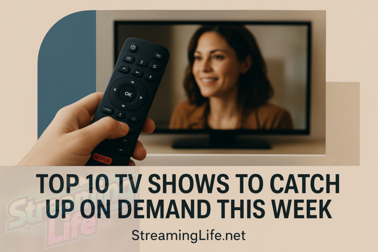 Top 10 TV Shows to Catch Up On Demand This Week