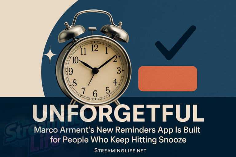 Unforgetful: Marco Arment’s New Reminders App Is Built for People Who Keep Hitting Snooze