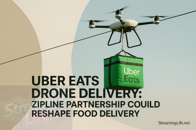 Uber Eats Drone Delivery: Zipline Partnership Could Reshape Food Delivery