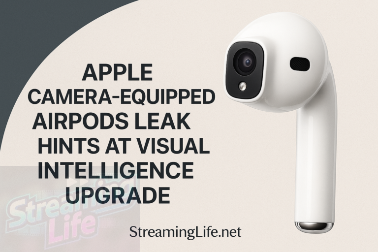 Apple Camera-Equipped AirPods Leak Hints at Visual Intelligence Upgrade