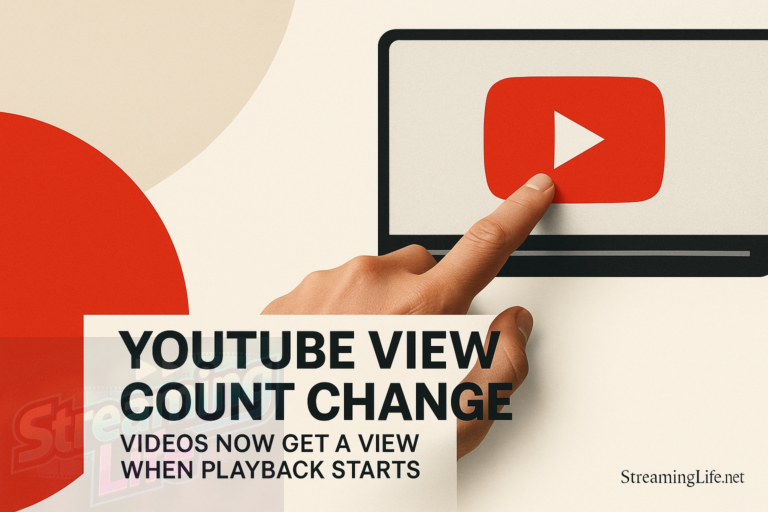 YouTube View Count Change: Videos Now Get a View When Playback Starts