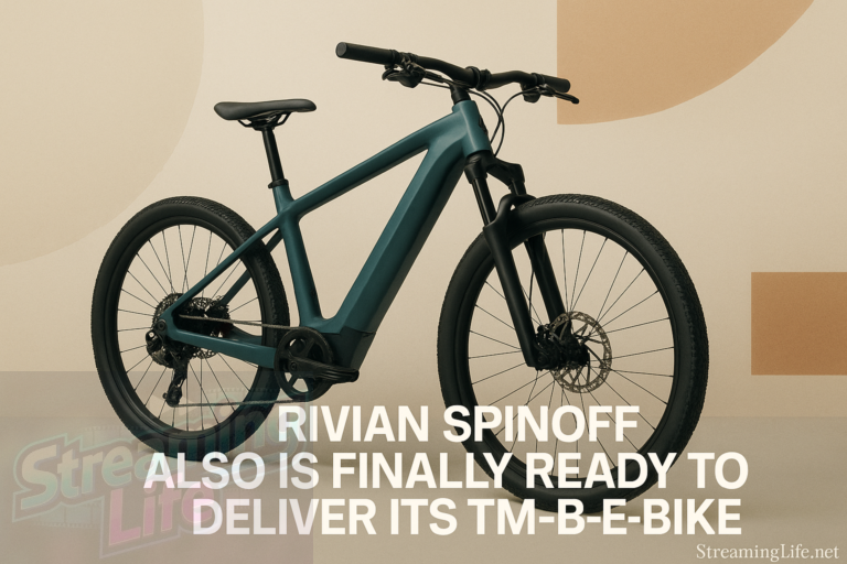 Rivian Spinoff Also Is Finally Ready to Deliver Its TM-B E-Bike