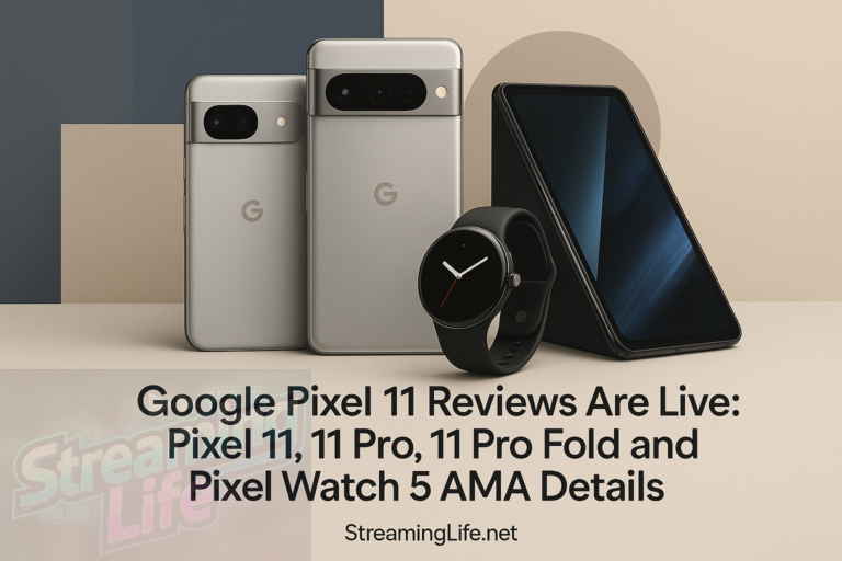 Google Pixel 11 Reviews Are Live: Pixel 11, 11 Pro, 11 Pro Fold and Pixel Watch 5 AMA Details