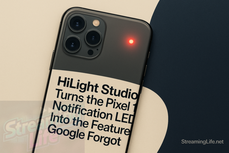 HiLight Studio Turns the Pixel 11 Pro’s Notification LED Into the Feature Google Forgot