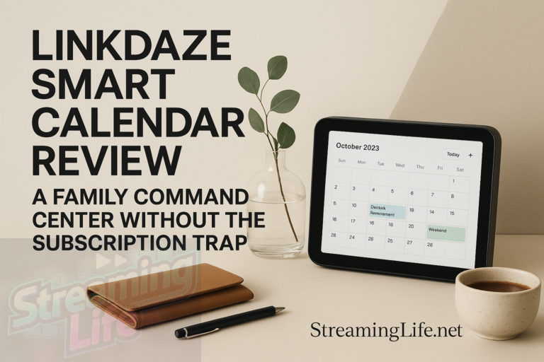 Linkdaze Smart Calendar Review: A Family Command Center Without the Subscription Trap