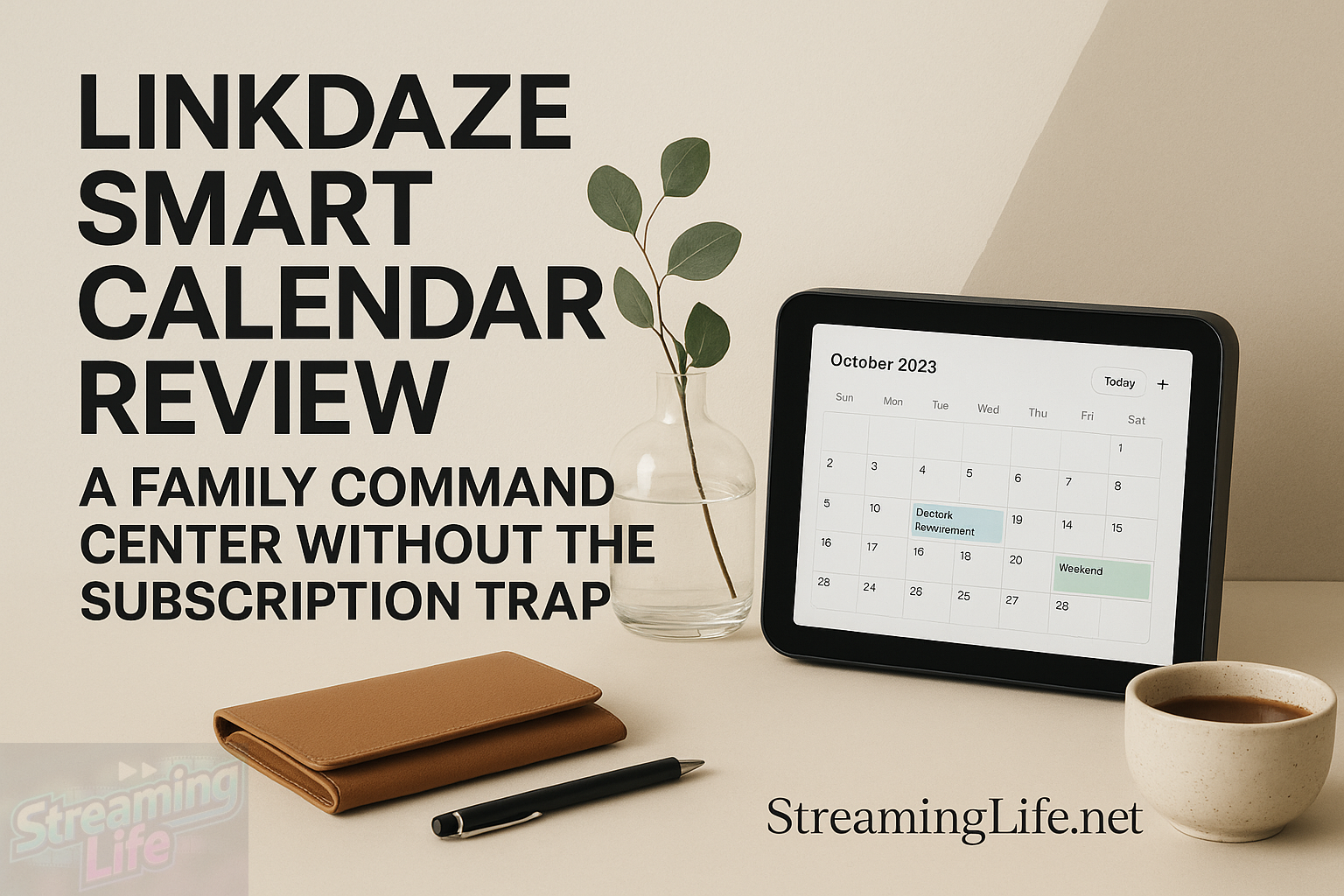 Linkdaze Smart Calendar Review: A Family Command Center Without the Subscription Trap