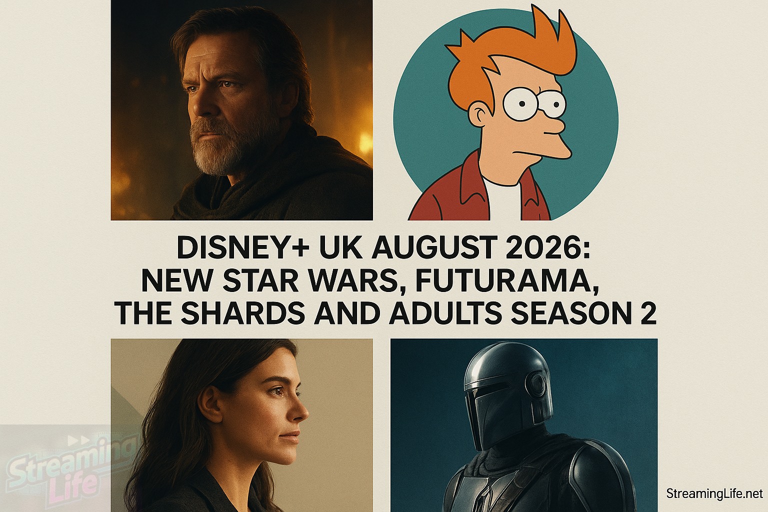 Disney+ UK August 2026: New Star Wars, Futurama, The Shards and Adults Season 2