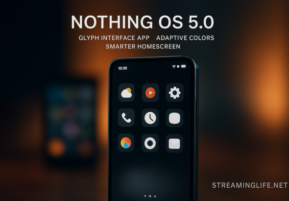 Nothing OS 5.0 Adds Glyph Interface App, Adaptive Colors, and a Smarter Homescreen