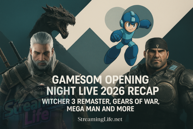 Gamescom Opening Night Live 2026 Recap: Witcher 3 Remaster, Gears of War, Mega Man and More