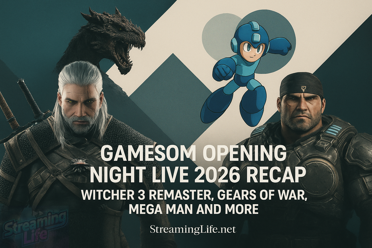 Gamescom Opening Night Live 2026 Recap: Witcher 3 Remaster, Gears of War, Mega Man and More
