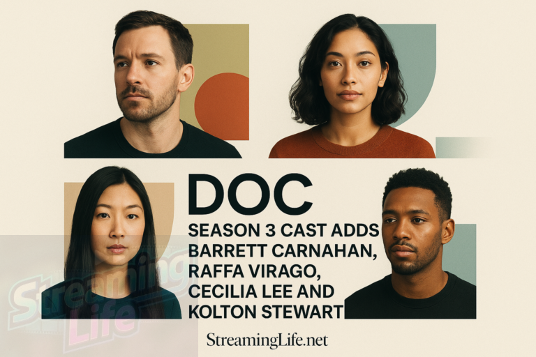 Doc Season 3 Cast Adds Barrett Carnahan, Raffa Virago, Cecilia Lee and Kolton Stewart