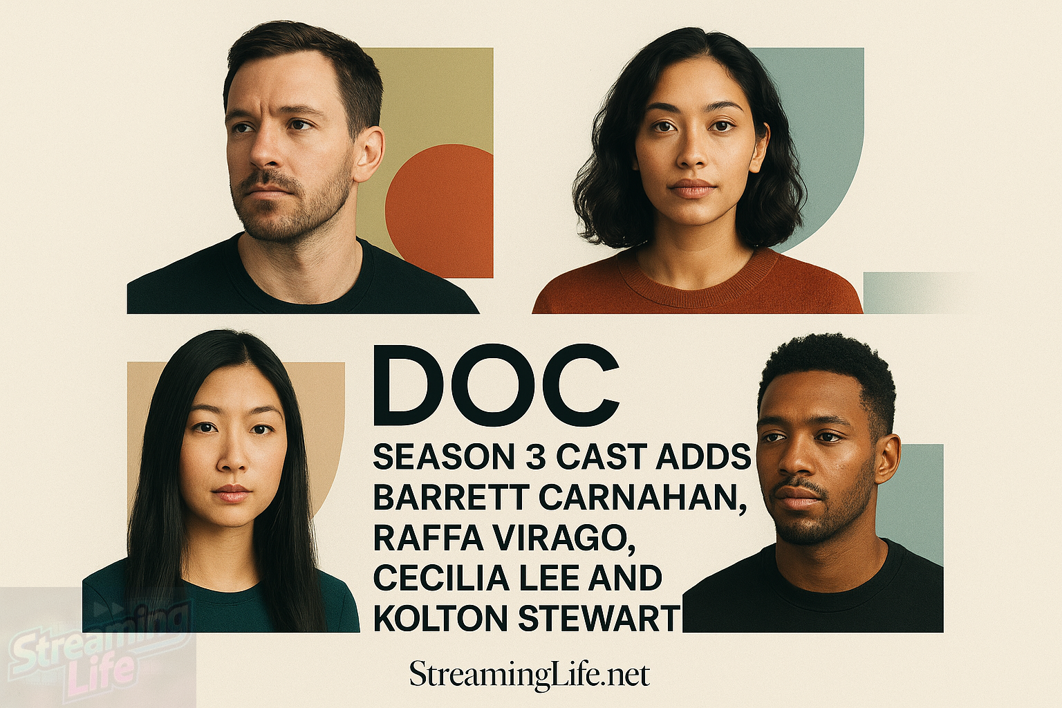Doc Season 3 Cast Adds Barrett Carnahan, Raffa Virago, Cecilia Lee and Kolton Stewart