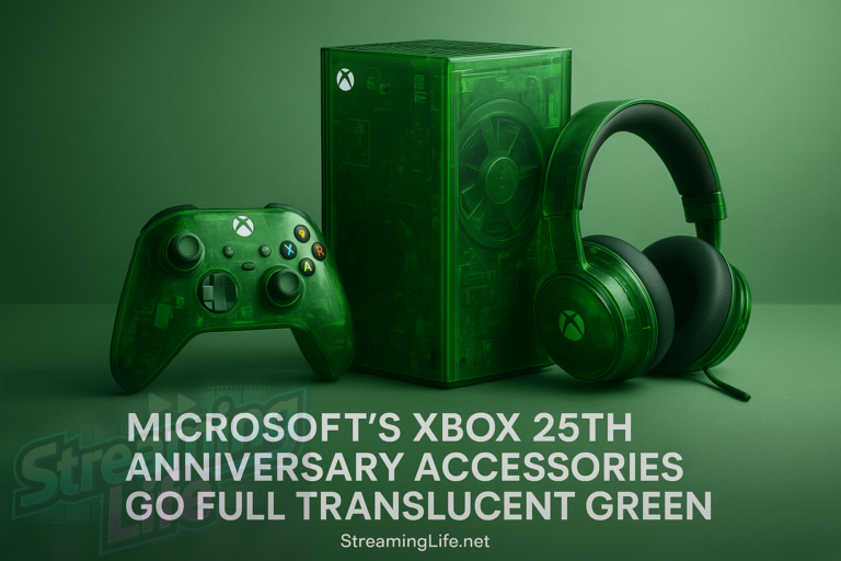 Microsoft’s Xbox 25th Anniversary Accessories Go Full Translucent Green