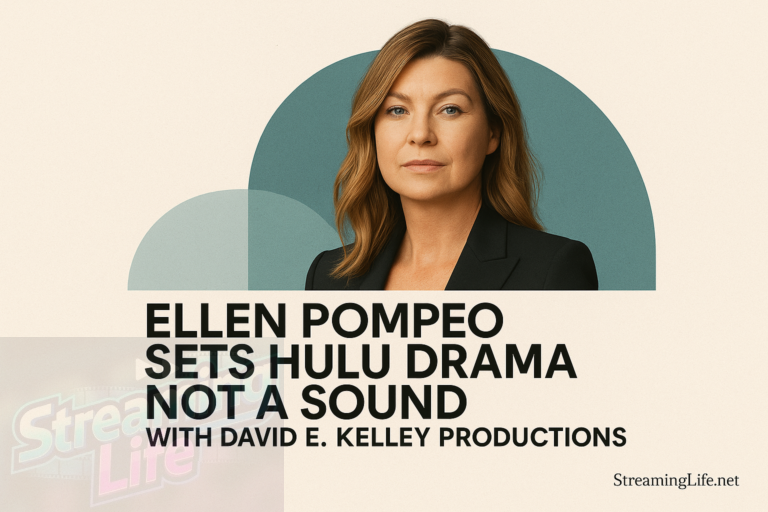 Ellen Pompeo Sets Hulu Drama Not A Sound With David E. Kelley Productions