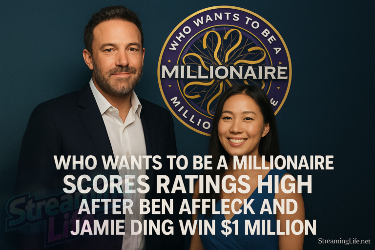 Who Wants to Be a Millionaire Scores Ratings High After Ben Affleck and Jamie Ding Win $1 Million