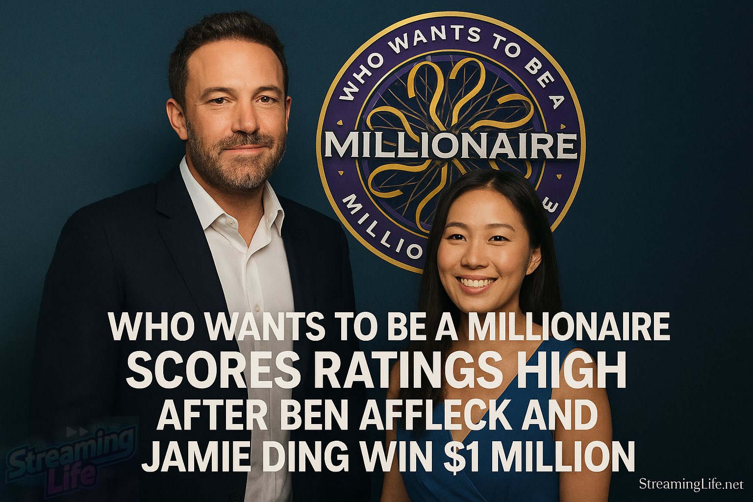 Who Wants to Be a Millionaire Scores Ratings High After Ben Affleck and Jamie Ding Win $1 Million