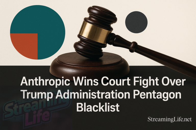 Anthropic Wins Court Fight Over Trump Administration Pentagon Blacklist