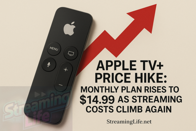 Apple TV+ Price Hike: Monthly Plan Rises to $14.99 as Streaming Costs Climb Again