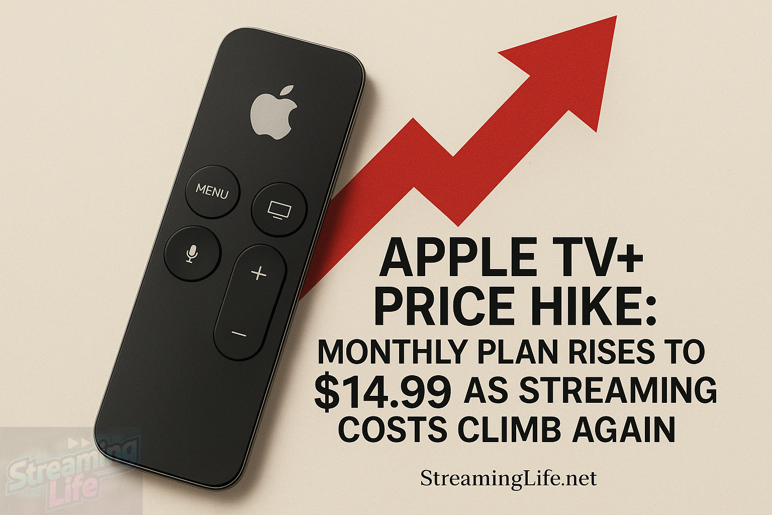 Apple TV+ Price Hike: Monthly Plan Rises to $14.99 as Streaming Costs Climb Again