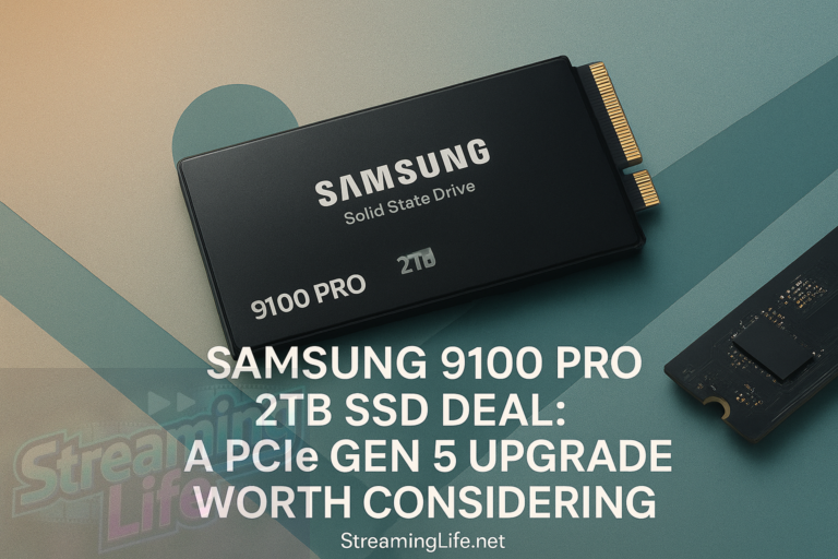 Samsung 9100 Pro 2TB SSD Deal: A PCIe Gen 5 Upgrade Worth Considering