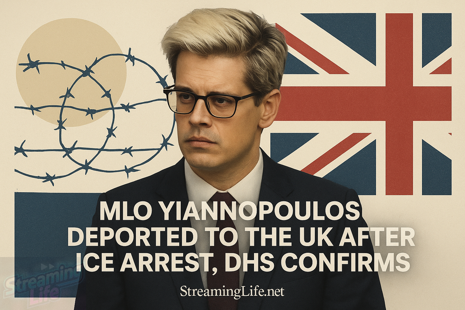 Milo Yiannopoulos Deported to the UK After ICE Arrest, DHS Confirms