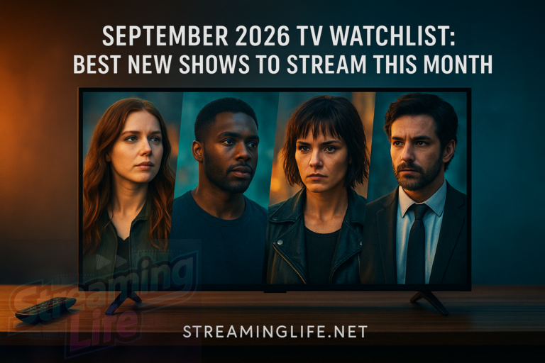 September 2026 TV Watchlist: Best New Shows to Stream This Month