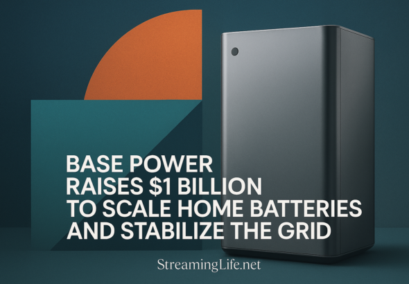 Base Power Raises $1 Billion to Scale Home Batteries and Stabilize the Grid