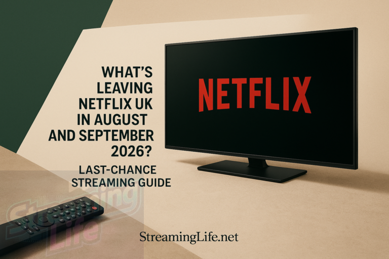What’s Leaving Netflix UK in August and September 2026? Last-Chance Streaming Guide