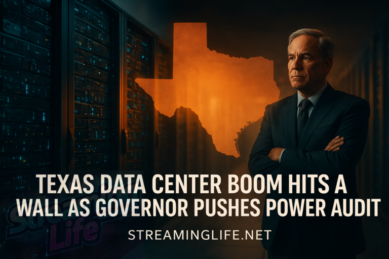Texas Data Center Boom Hits a Wall as Governor Pushes Power Audits