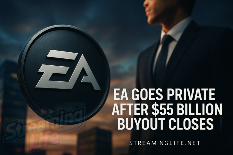 EA Goes Private After $55 Billion Buyout Closes: What It Means for Electronic Arts