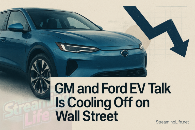 GM and Ford EV Talk Is Cooling Off on Wall Street