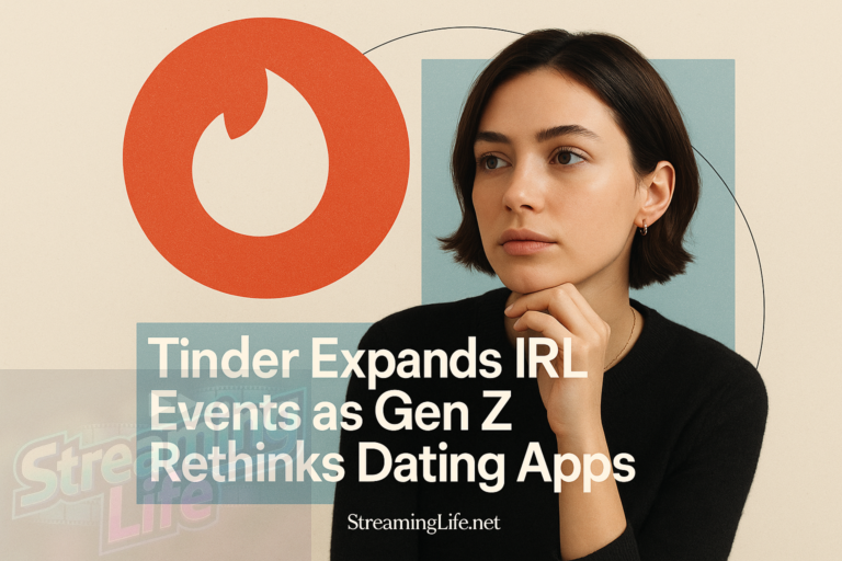 Tinder Expands IRL Events as Gen Z Rethinks Dating Apps
