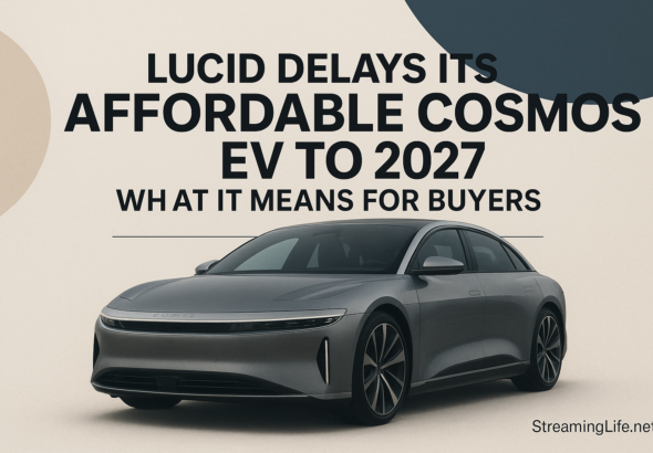 Lucid Delays Its Affordable Cosmos EV to 2027: What It Means for Buyers