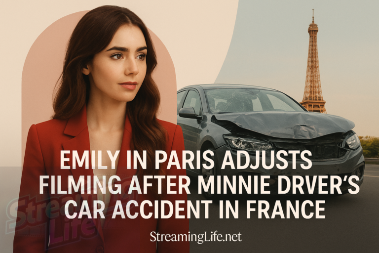Emily In Paris Adjusts Filming After Minnie Driver’s Car Accident in France