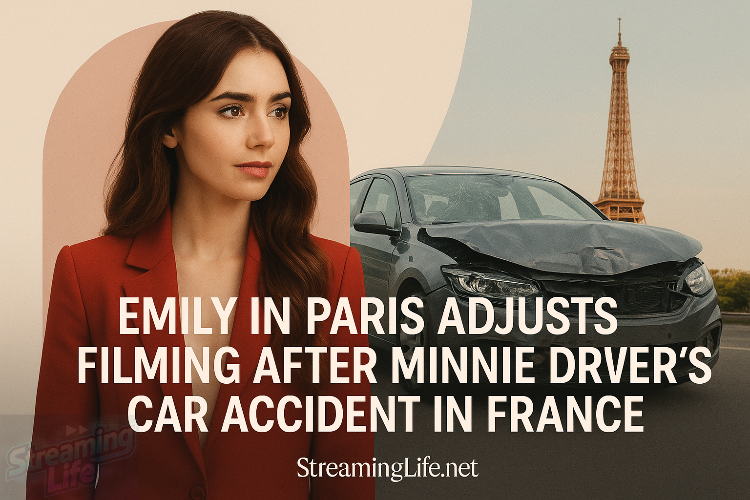 Emily In Paris Adjusts Filming After Minnie Driver’s Car Accident in France