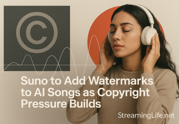 Suno to Add Watermarks to AI Songs as Copyright Pressure Builds