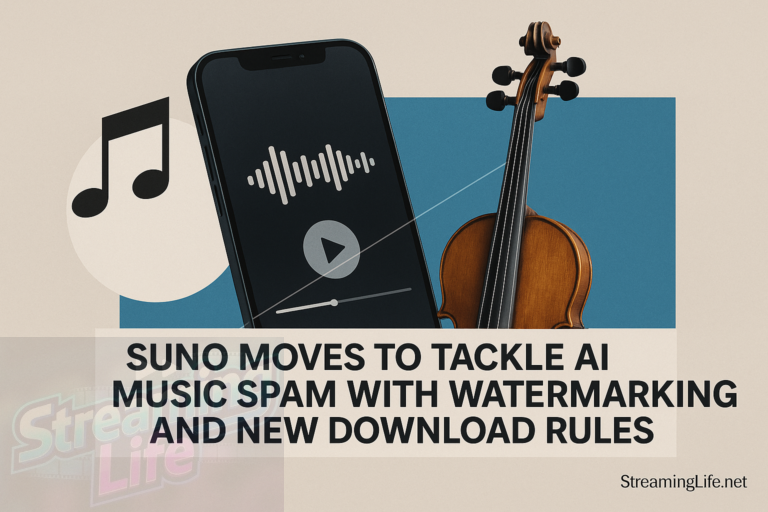Suno Moves to Tackle AI Music Spam With Watermarking and New Download Rules