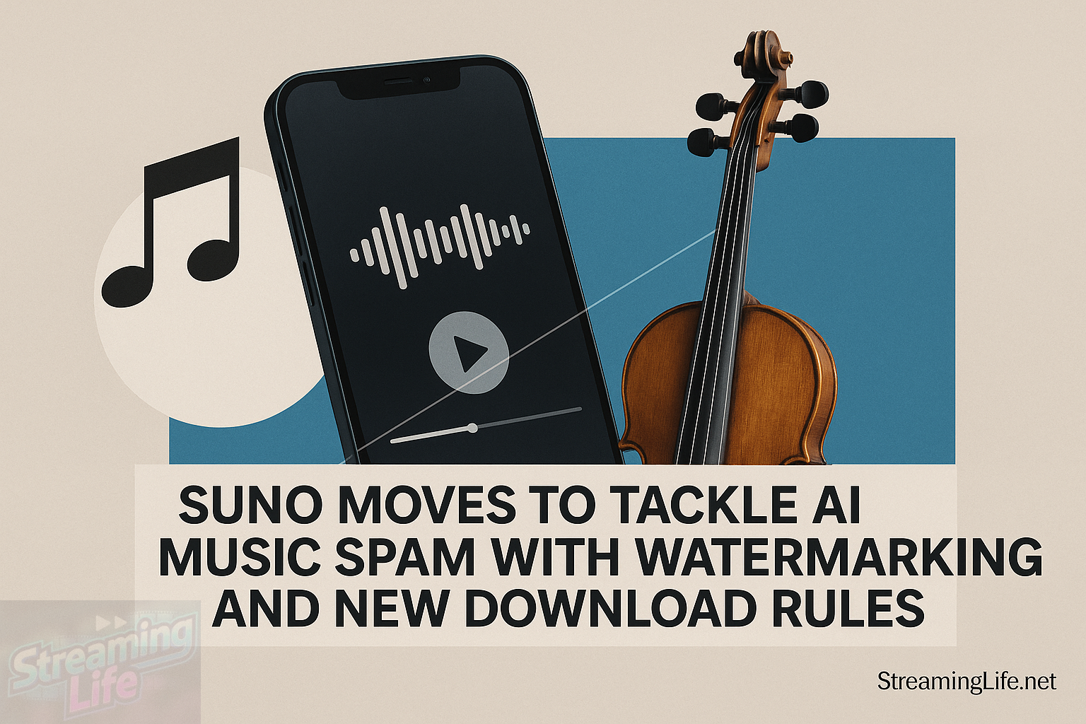 Suno Moves to Tackle AI Music Spam With Watermarking and New Download Rules