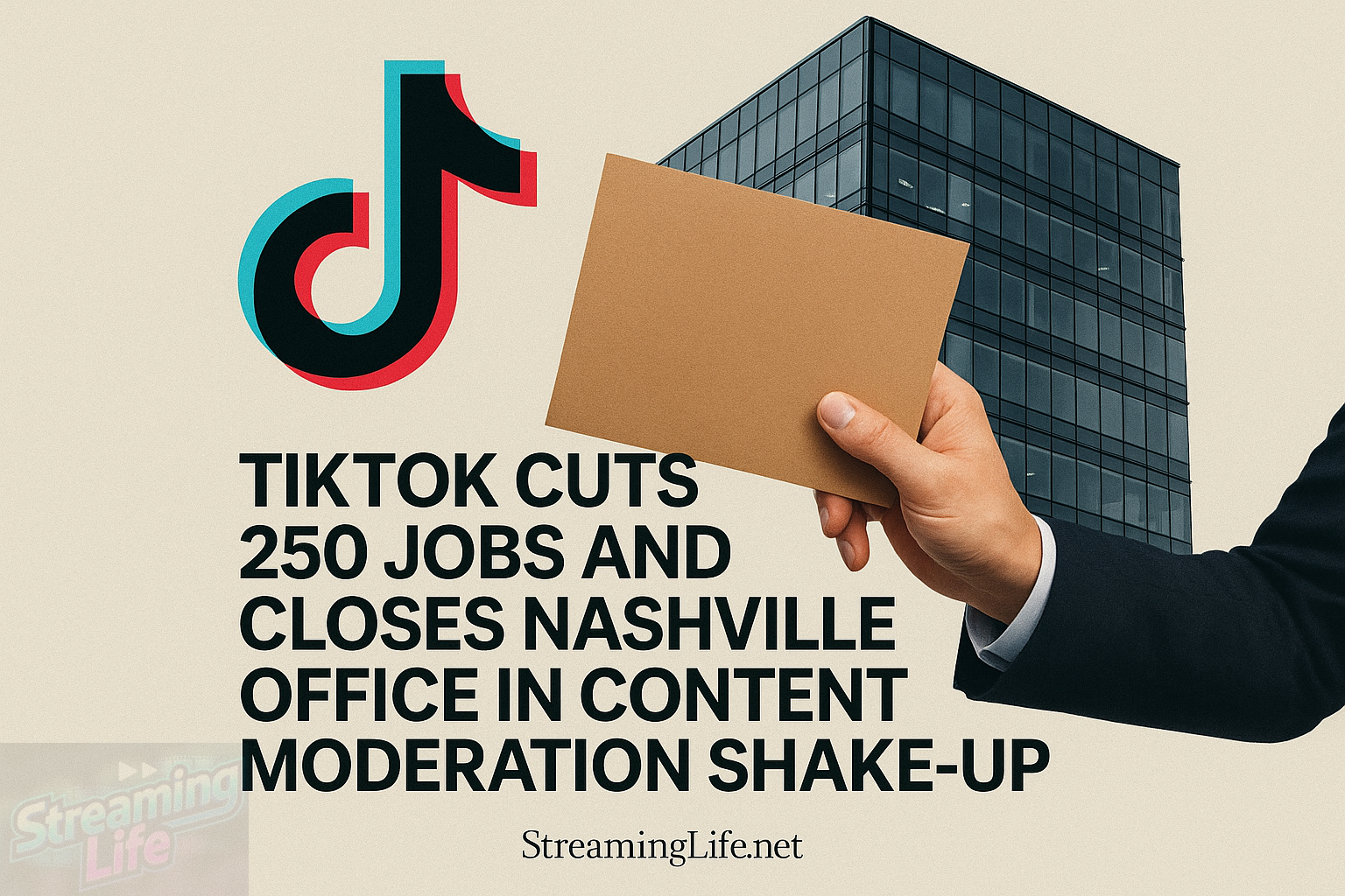 TikTok Cuts 250 Jobs and Closes Nashville Office in Content Moderation Shake-Up