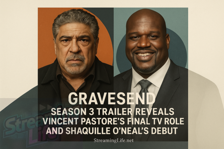 Gravesend Season 3 Trailer Reveals Vincent Pastore’s Final TV Role and Shaquille O’Neal’s Debut