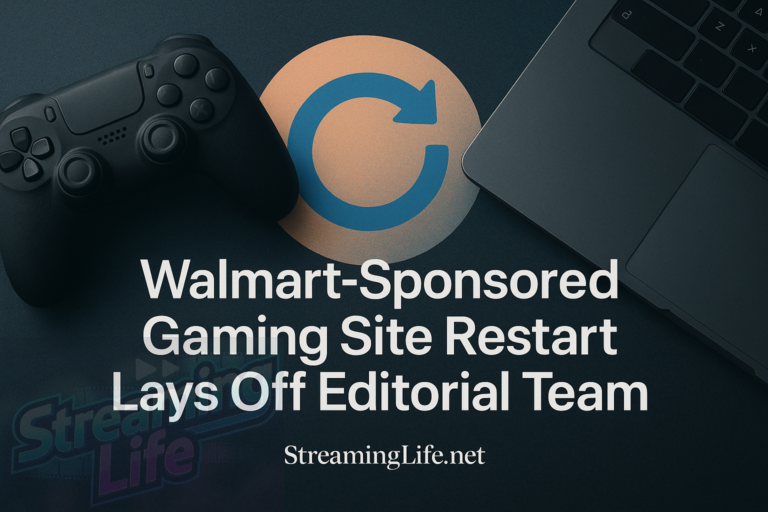 Walmart-Sponsored Gaming Site Restart Lays Off Editorial Team