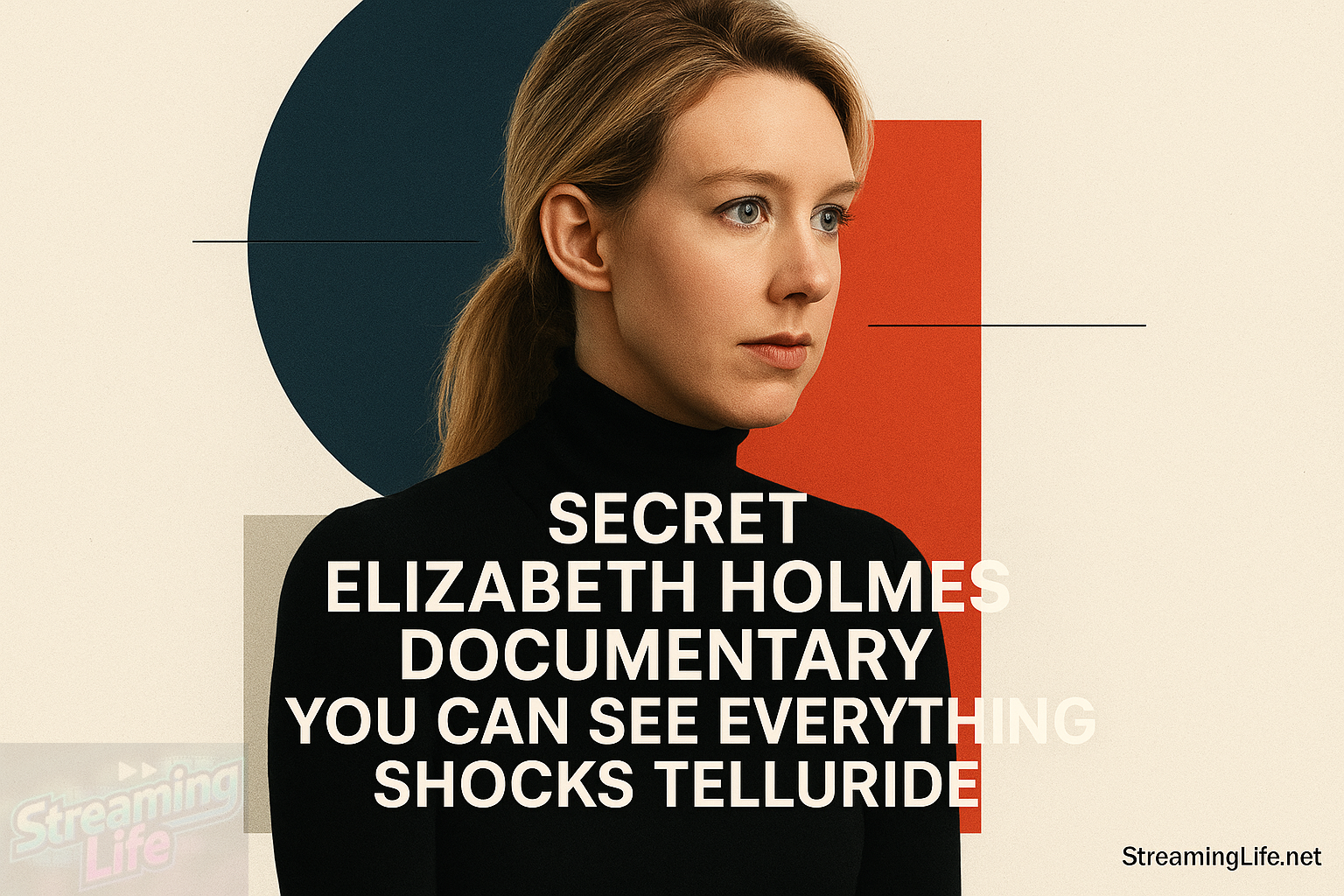 Secret Elizabeth Holmes Documentary You Can See Everything Shocks Telluride