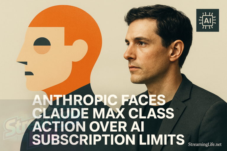 Anthropic Faces Claude Max Class Action Over AI Subscription Limits
