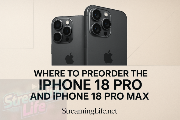 Where to Preorder the iPhone 18 Pro and iPhone 18 Pro Max