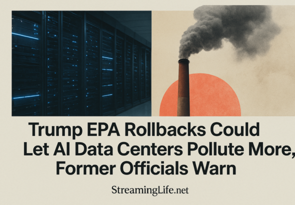 Trump EPA Rollbacks Could Let AI Data Centers Pollute More, Former Officials Warn