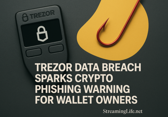 Trezor Data Breach Sparks Crypto Phishing Warning for Wallet Owners