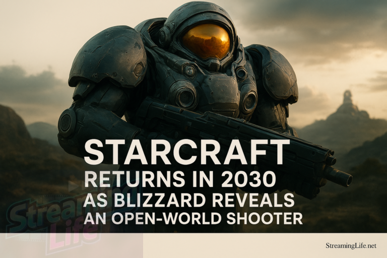 StarCraft Returns in 2030 as Blizzard Reveals an Open-World Shooter