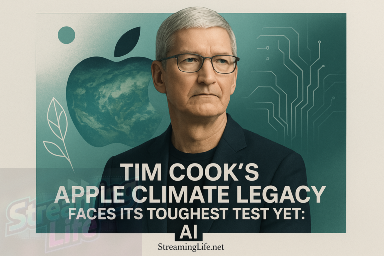 Tim Cook’s Apple Climate Legacy Faces Its Toughest Test Yet: AI
