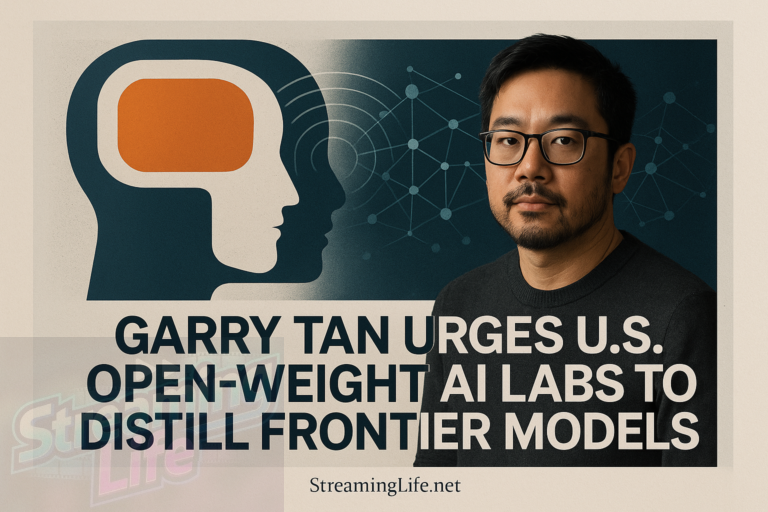 Garry Tan Urges U.S. Open-Weight AI Labs to Distill Frontier Models